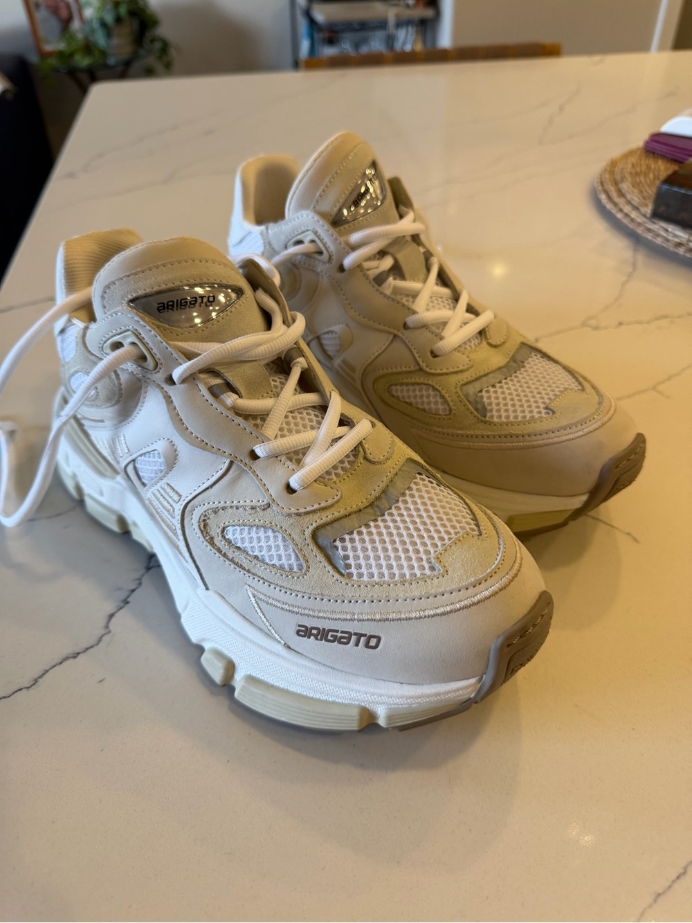 Axel Arigato Women’s Cream & White Chunky Sneakers